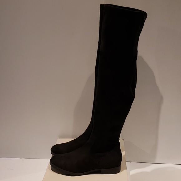 SOLD! Marc Fisher Over the Knee Boots Jet 2 Black - Picture 4 of 7